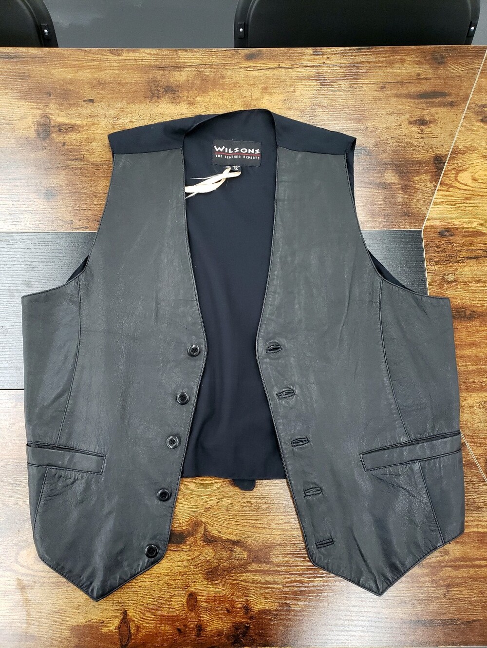 Vintage 1990s Leather Vest